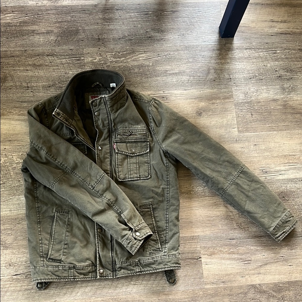 Levi's Green Military Field Jacket